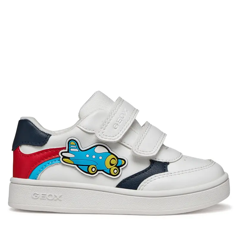 Sneakers Geox B Eclyper Boy B655LC 000BC C0050 S Bianco