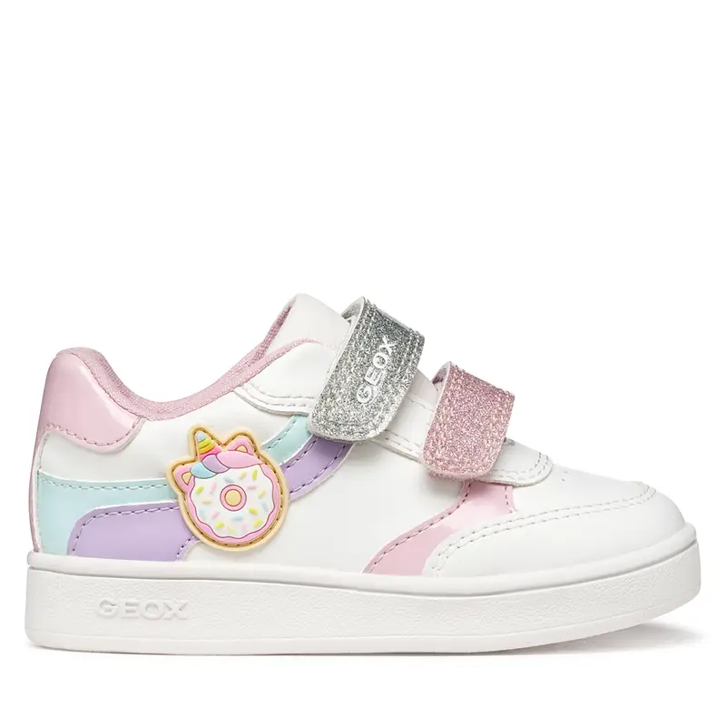 Sneakers Geox B Eclyper Girl B655MB 000BC C1R8S S Bianco