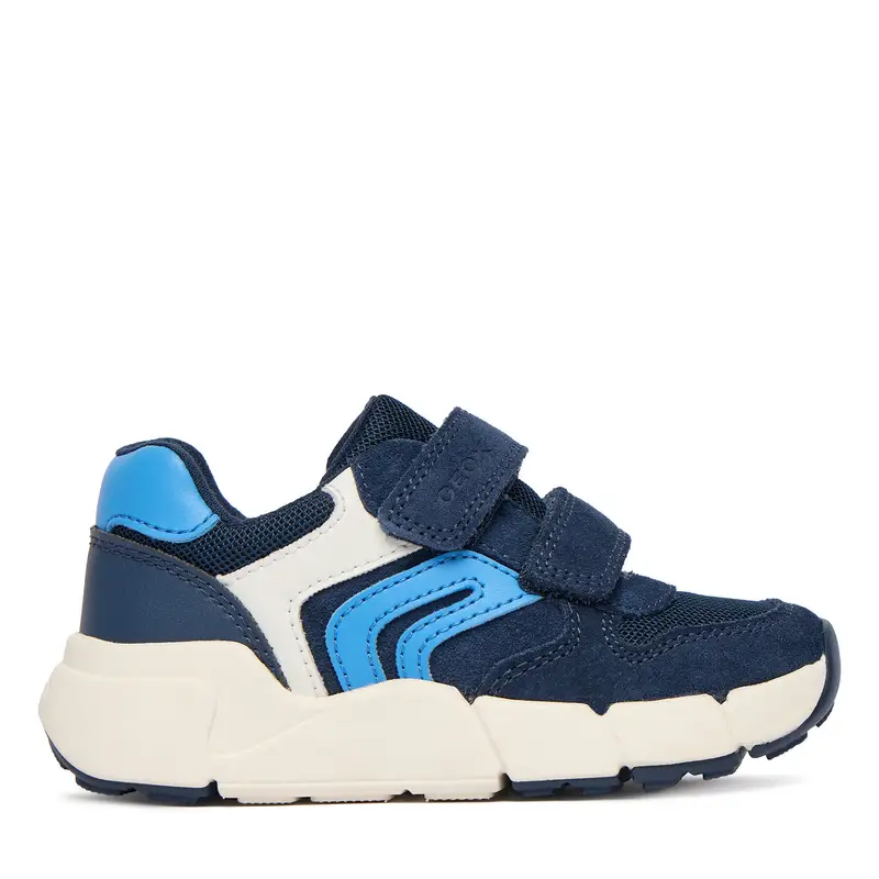 Sneakers Geox B Flexyper Mini Boy B656GC 01422 CF44D S Blu scuro