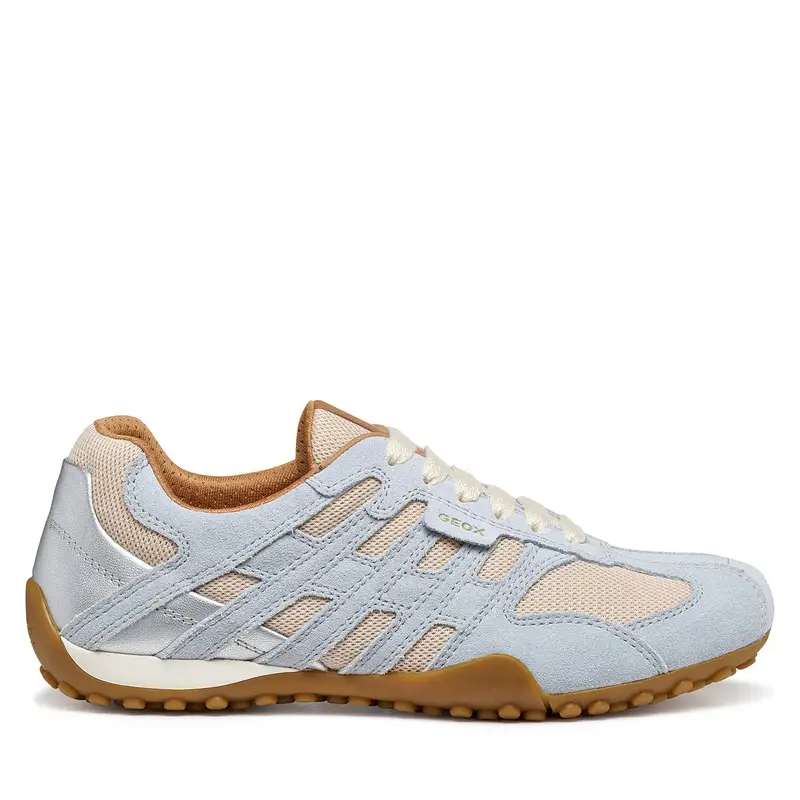 Sneakers Geox D Snake Original D65B0A 01422 C1S0B Celeste Azzurro chiaro