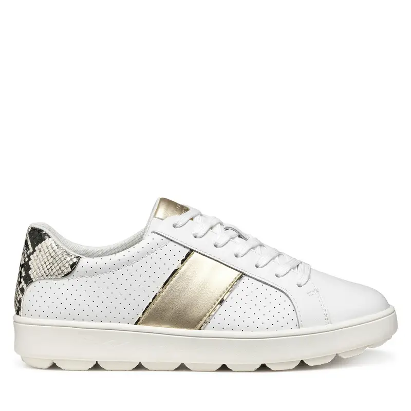 Sneakers Geox D Spherica Ecub-1 D55WEA 09BBN C1327 Bianco