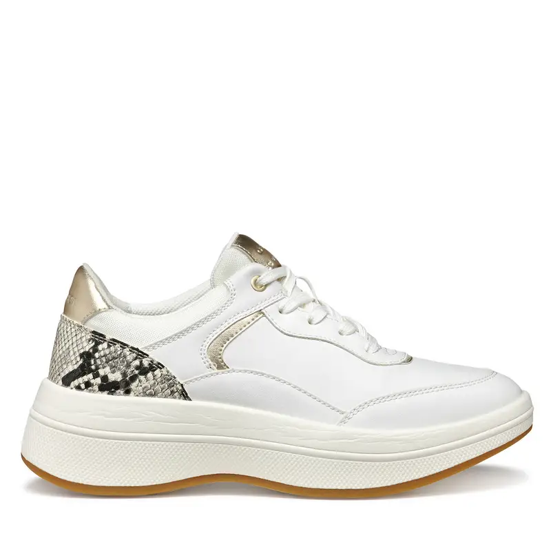 Sneakers Geox D Spherica Ecub-3 D46WTB 0BCAR C0405 Bianco