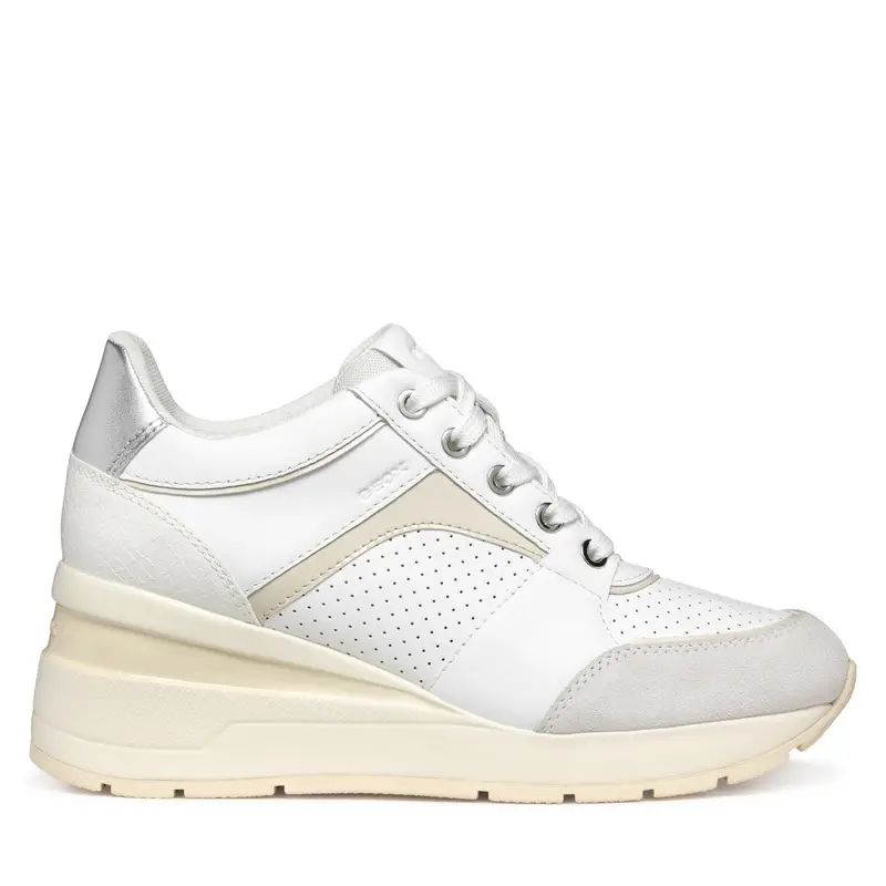 Sneakers Geox D Zosma D558LA 08522 C1352 Bianco