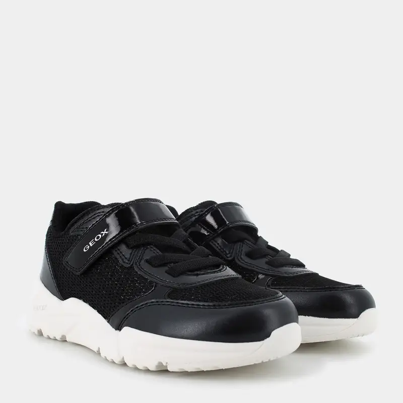 Sneakers Geox da Bambina, nero miniatura 2