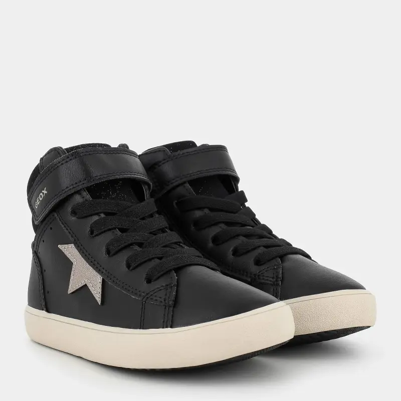 Sneakers Geox da Bambina, nero miniatura 2