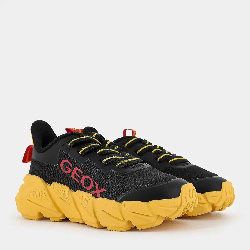 Sneakers Geox da Bambino, nero miniatura 2