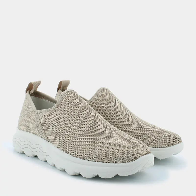 Sneakers Geox da Donna, beige miniatura 2