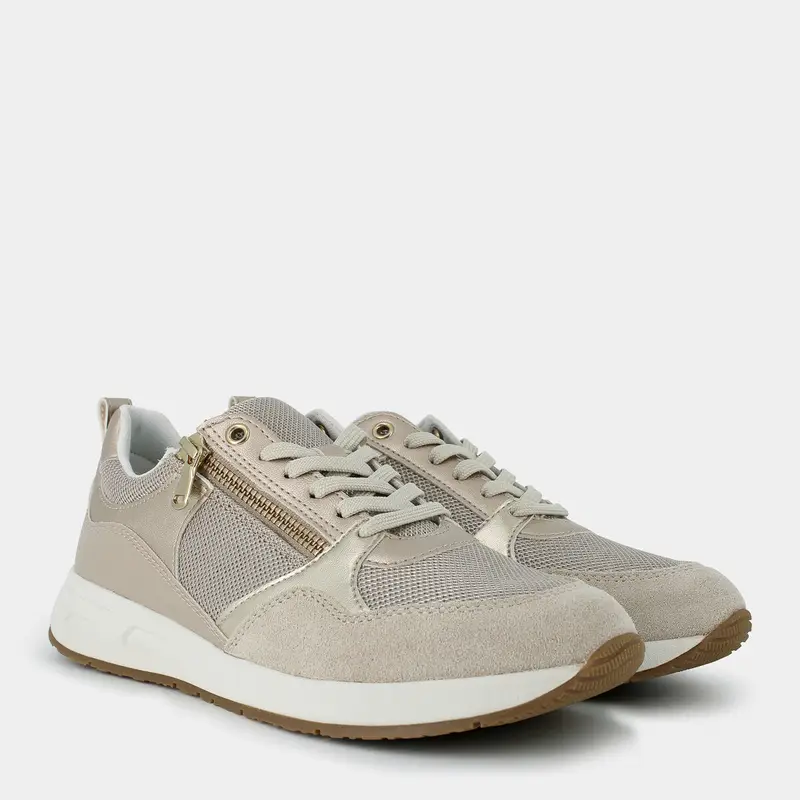 Sneakers Geox da Donna, beige miniatura 2