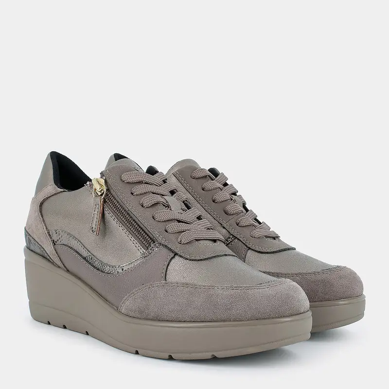 Sneakers Geox da Donna, marrone miniatura 2