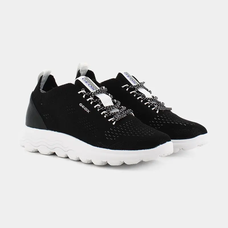 Sneakers Geox da Donna, nero miniatura 2
