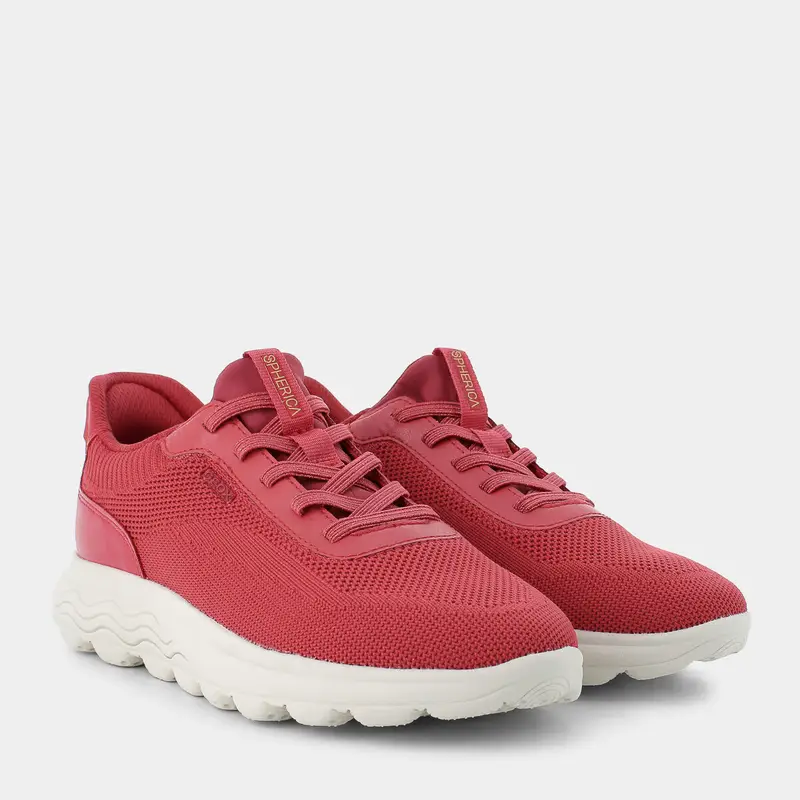 Sneakers Geox da Donna, rosso miniatura 2