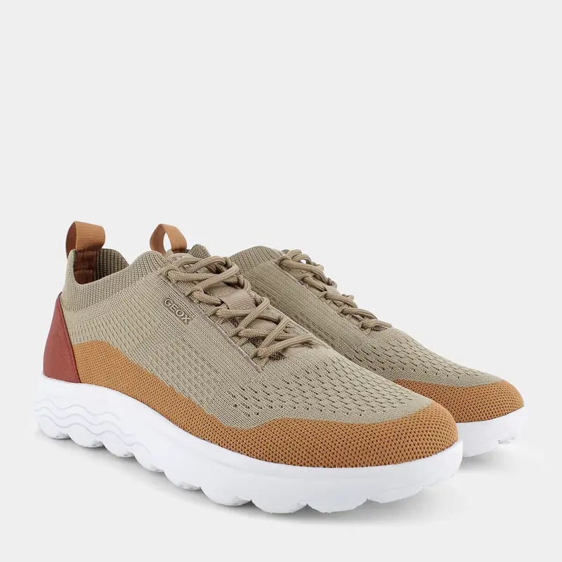 Sneakers Geox da Uomo, beige miniatura 2