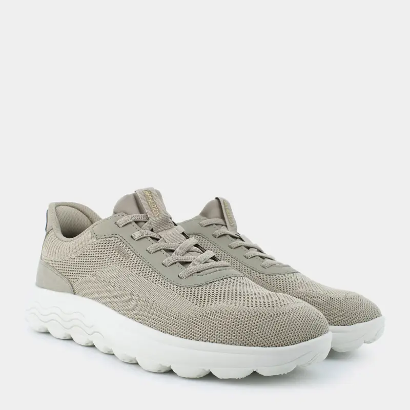Sneakers Geox da Uomo, beige miniatura 2