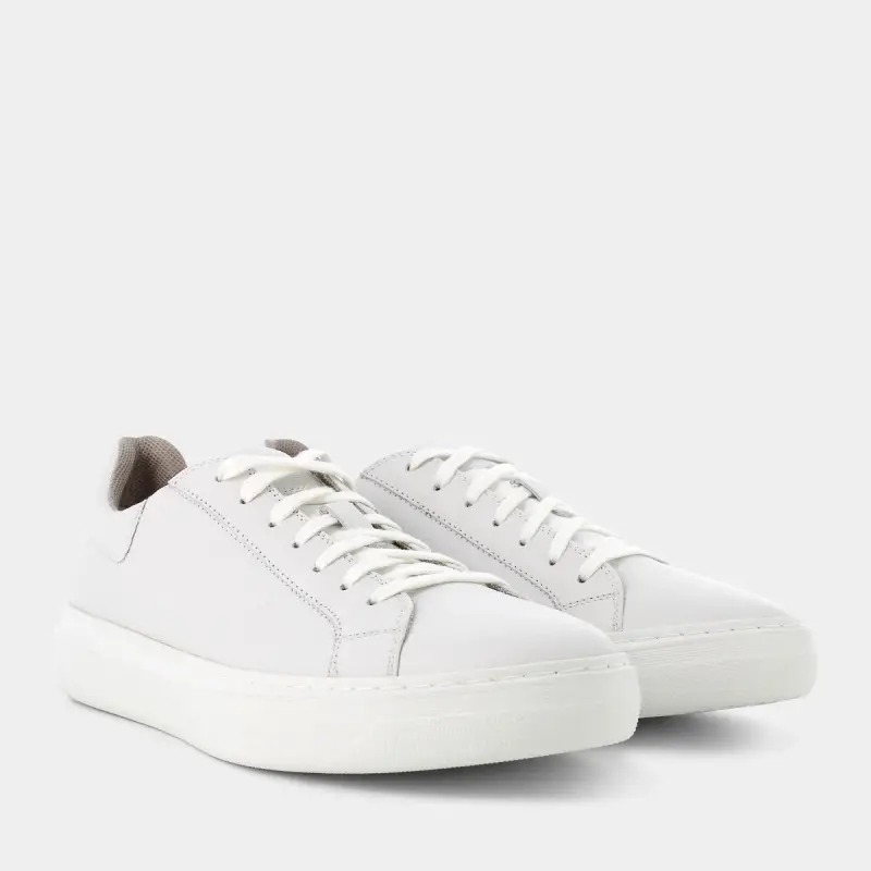 Sneakers Geox da Uomo, bianco miniatura 2