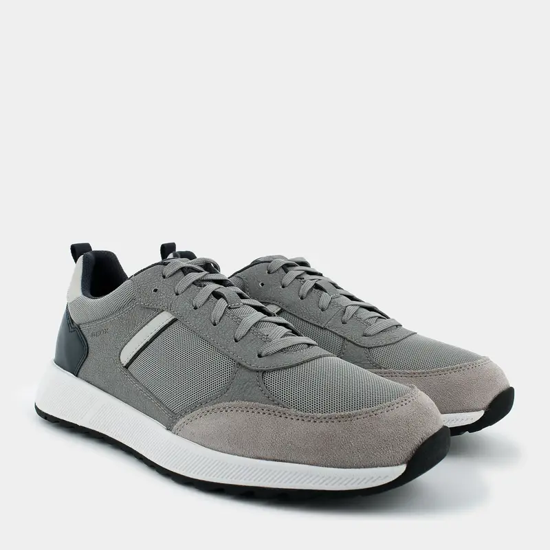 Sneakers Geox da Uomo, grigio miniatura 2
