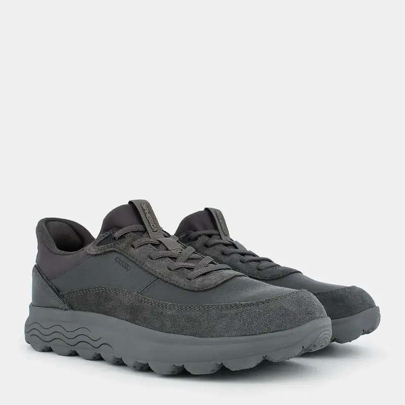 Sneakers Geox da Uomo, grigio miniatura 2