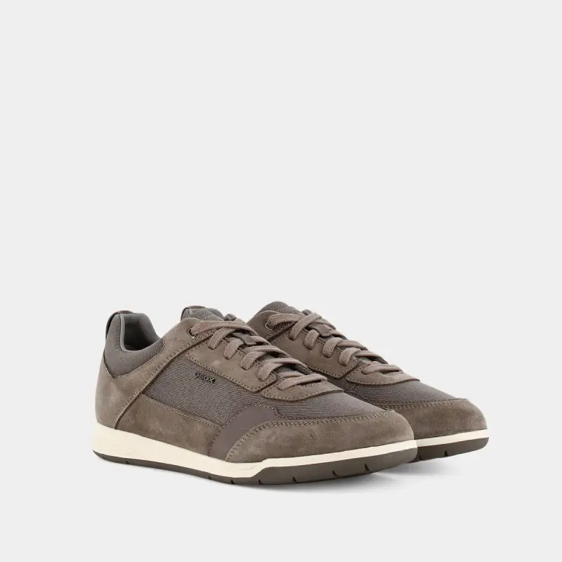 Sneakers Geox da Uomo, marrone miniatura 2