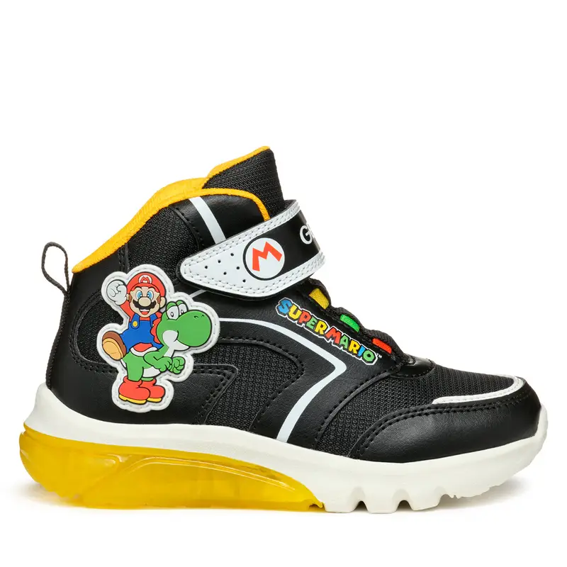 Sneakers Geox J Ciberdron Boy J46LBJ 054FU C0054 D Nero