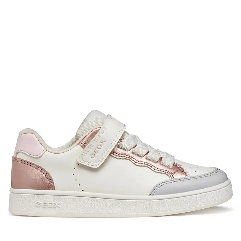 Sneakers Geox J Eclyper Girl J65LRB 054AJ C0406 D Bianco