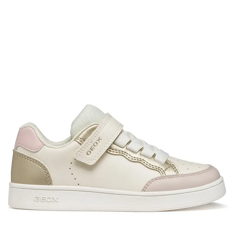 Sneakers Geox J Eclyper Girl J65LRB 054AJ C1M2X S Écru Écru