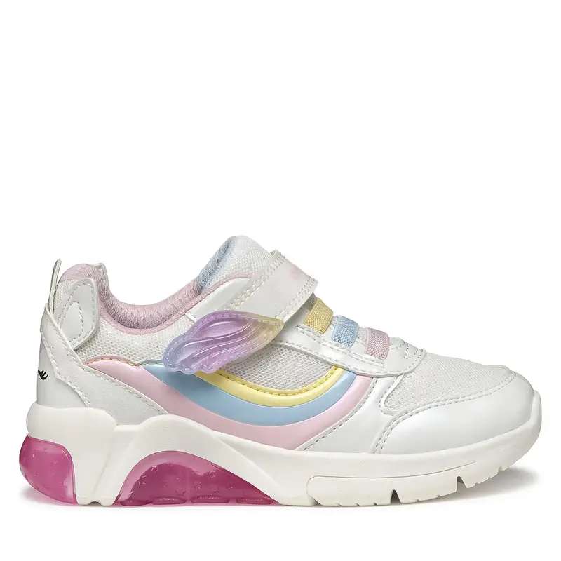 Sneakers Geox J Fadinlight J55M4A 0KNGN C0653 D Bianco