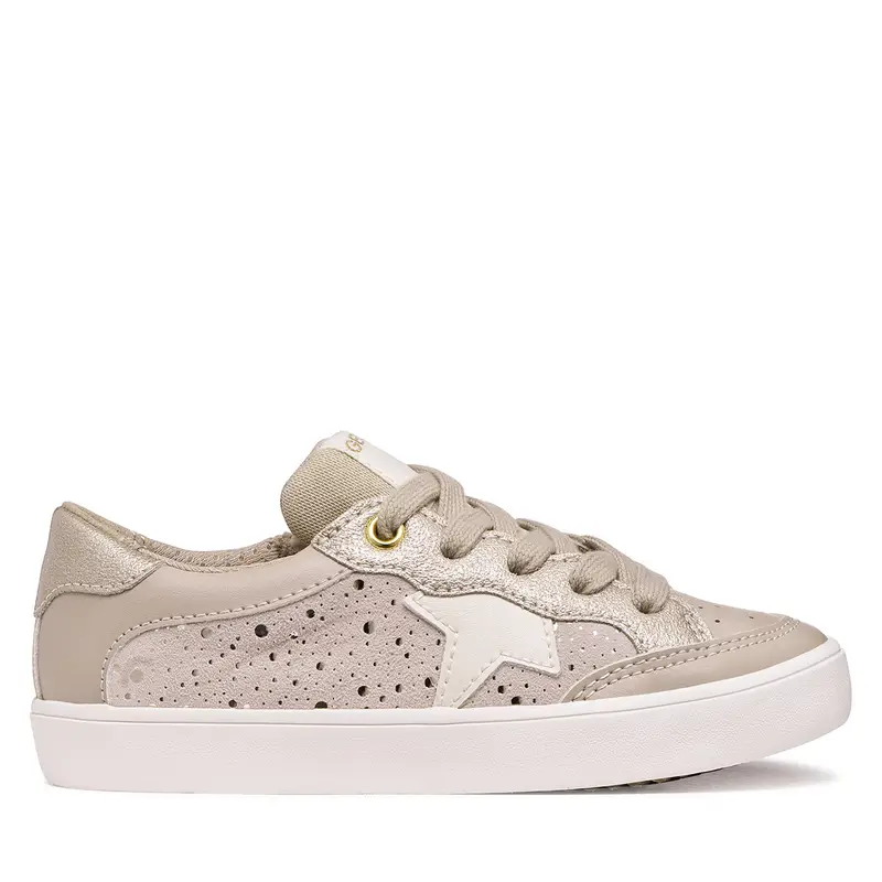Sneakers Geox J Gisli Girl J654NC 0BC07 C5000 S Beige
