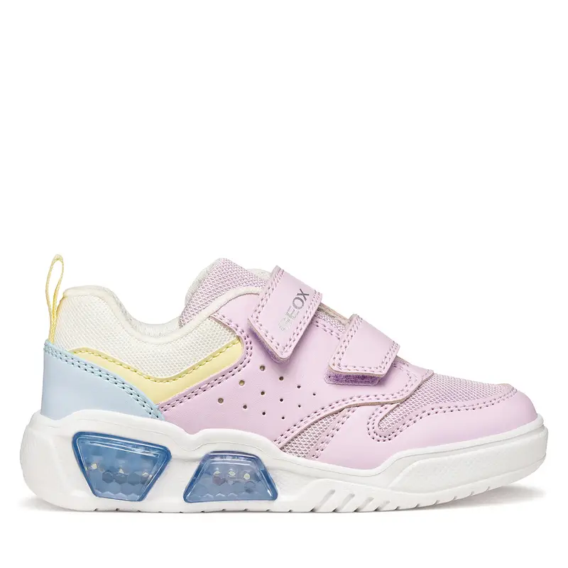 Sneakers Geox J Illuminus Girl J55HPA 014BU C8RM4 S Rosa