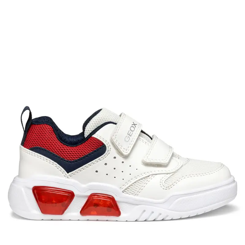 Sneakers Geox J Illuminus J55GVA 014BU C0050 D Bianco