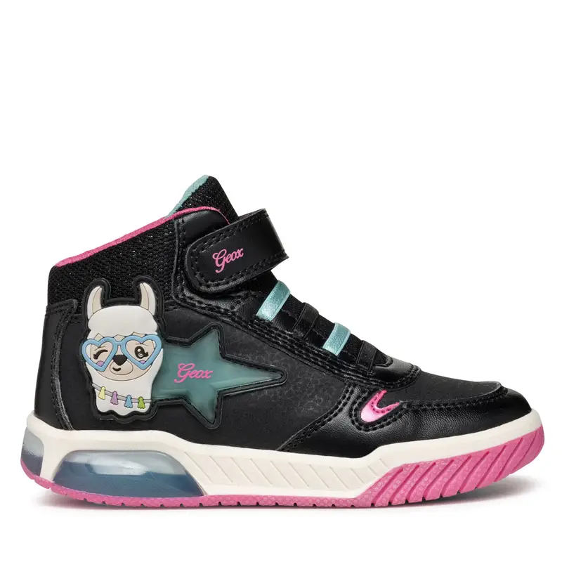 Sneakers Geox J Inek Girl J36ASC 0CENF C9B4A M Nero