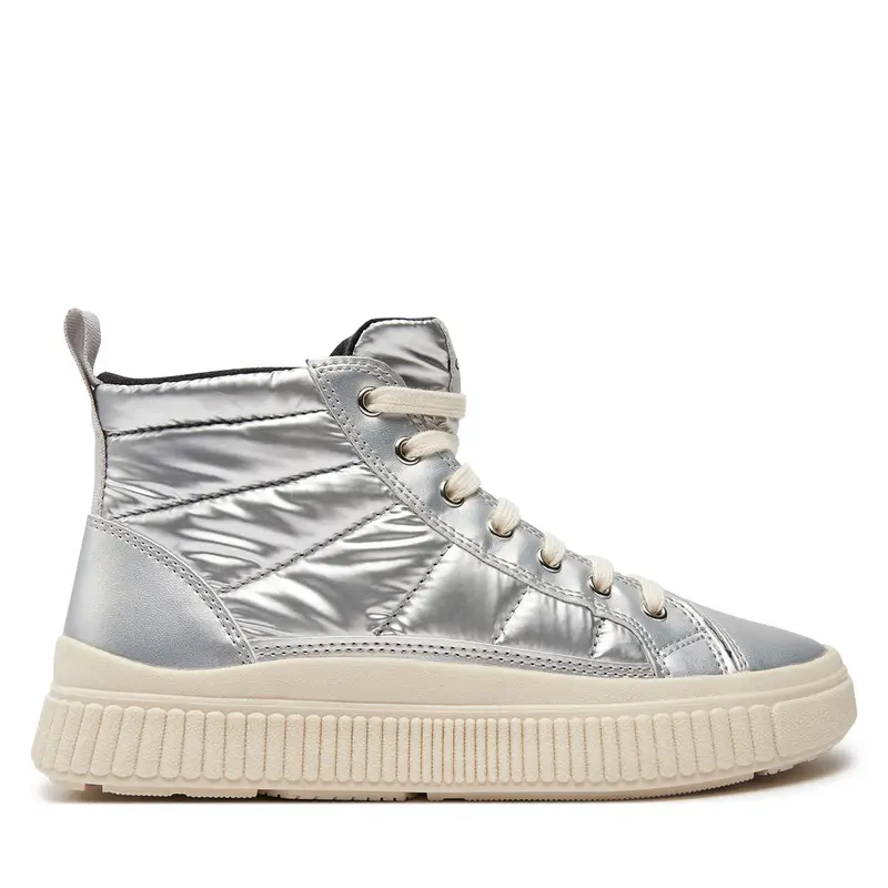 Sneakers Geox J Laquinny Girl J46M3C 0LVNF C1007 S Argento