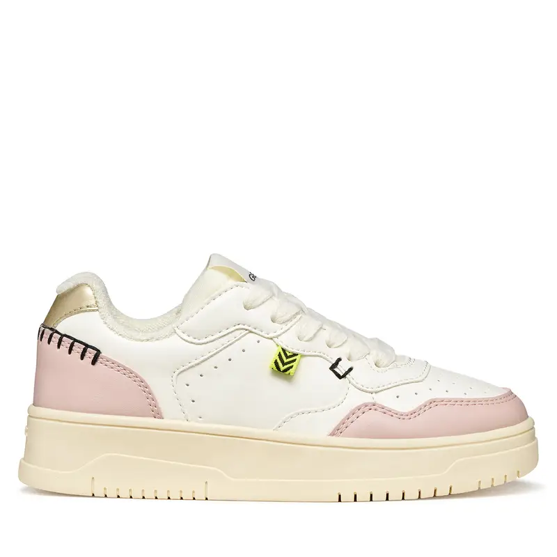 Sneakers Geox J Lestrella Girl J56NLC 000BC C1Z8W D Bianco