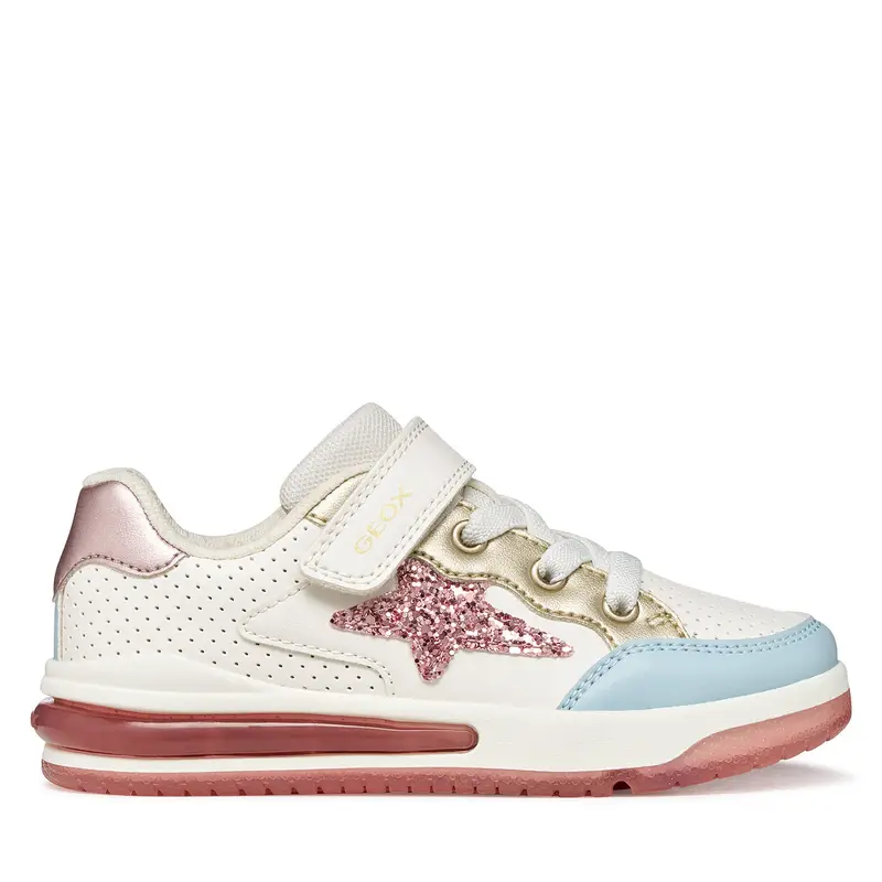 Sneakers Geox J Sketlite Girl J65NWA 054AJ C1Z8W M Bianco