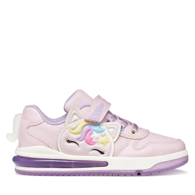 Sneakers Geox J Sketlite Girl J65NWB 0EWBC C8842 S Rosa