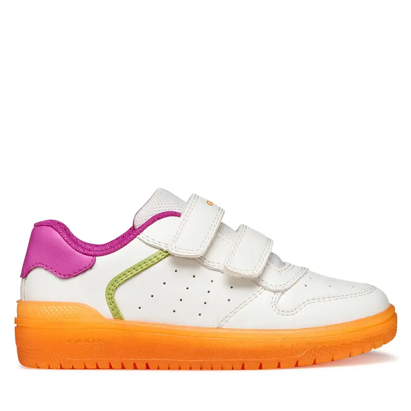 Sneakers Geox J Washiba Girl J45HXB 0003W C0422 S Bianco
