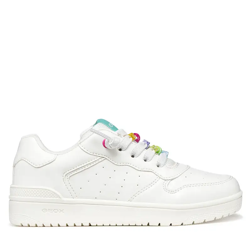 Sneakers Geox J Washiba Girl J45HXD 000BC C0653 D Bianco