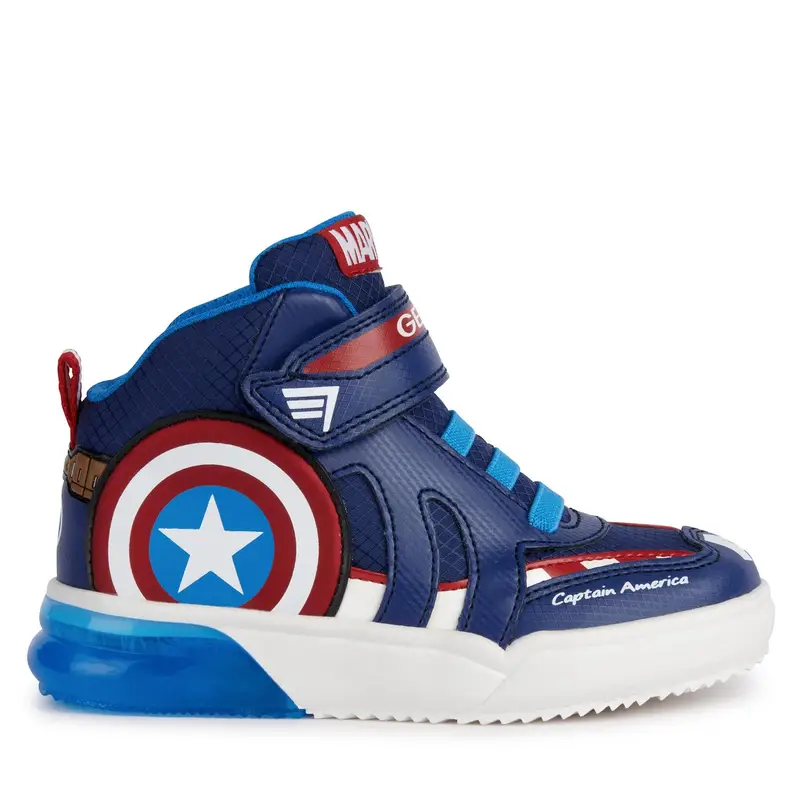 Sneakers Geox MARVEL J Grayjay Boy J369YC 0FU50 C0735 D Blu scuro