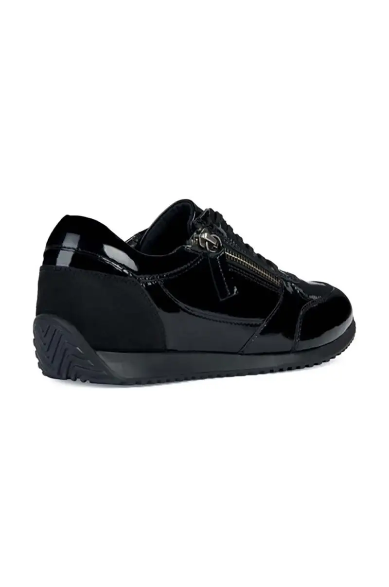 sneakers in pelle D CALITHE colore nero D36N0A 06722 C9999 miniatura 3