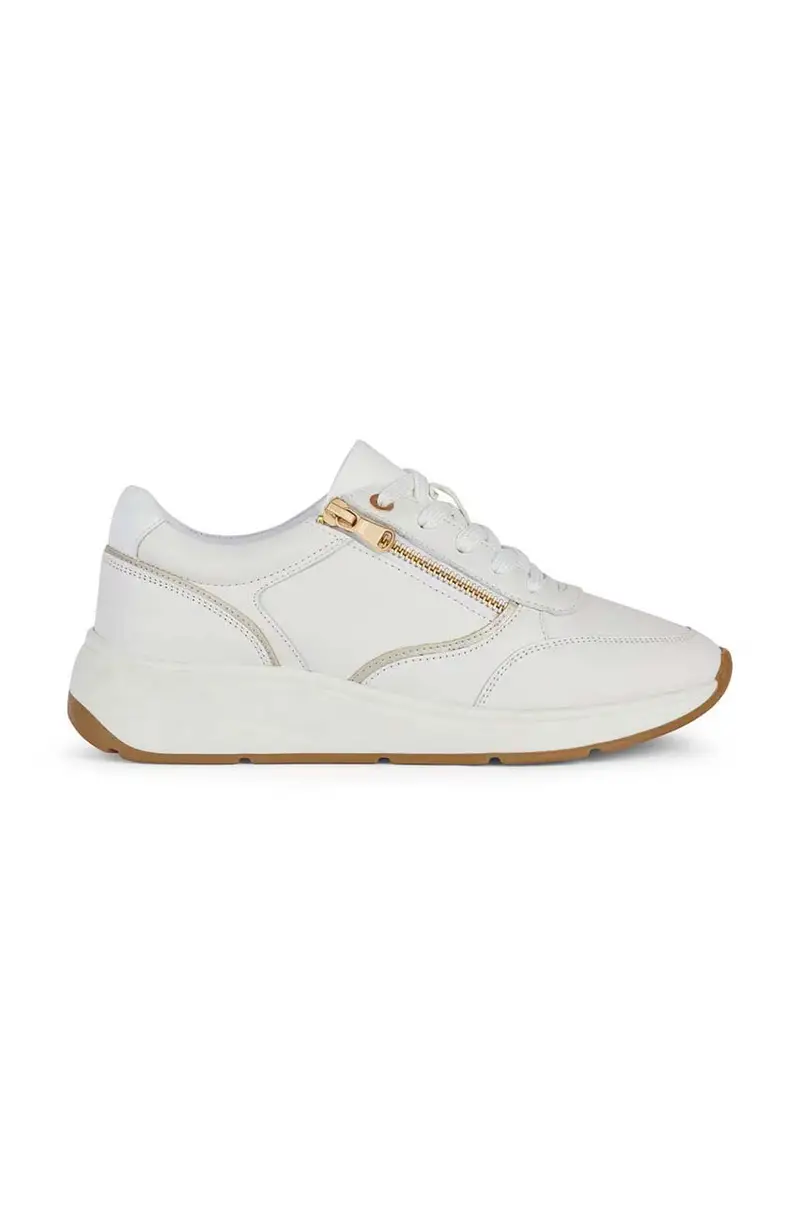 sneakers in pelle D CRISTAEL colore bianco D45MXE 00085 C1000