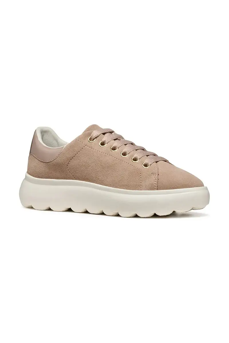sneakers in pelle D SPHERICA EC4.1 donna colore beige D45TCD 022HH C8AQ6 miniatura 2