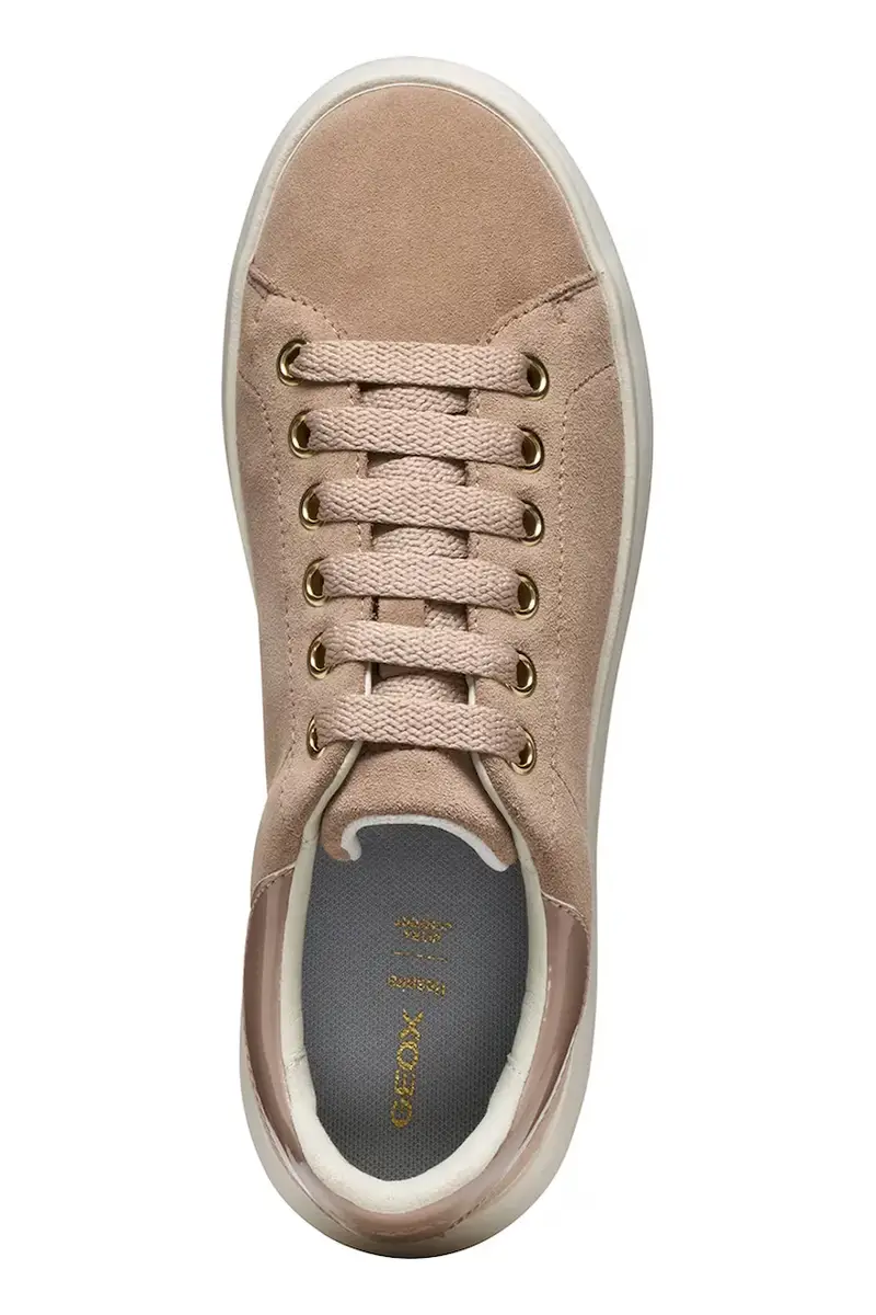 sneakers in pelle D SPHERICA EC4.1 donna colore beige D45TCD 022HH C8AQ6 miniatura 5