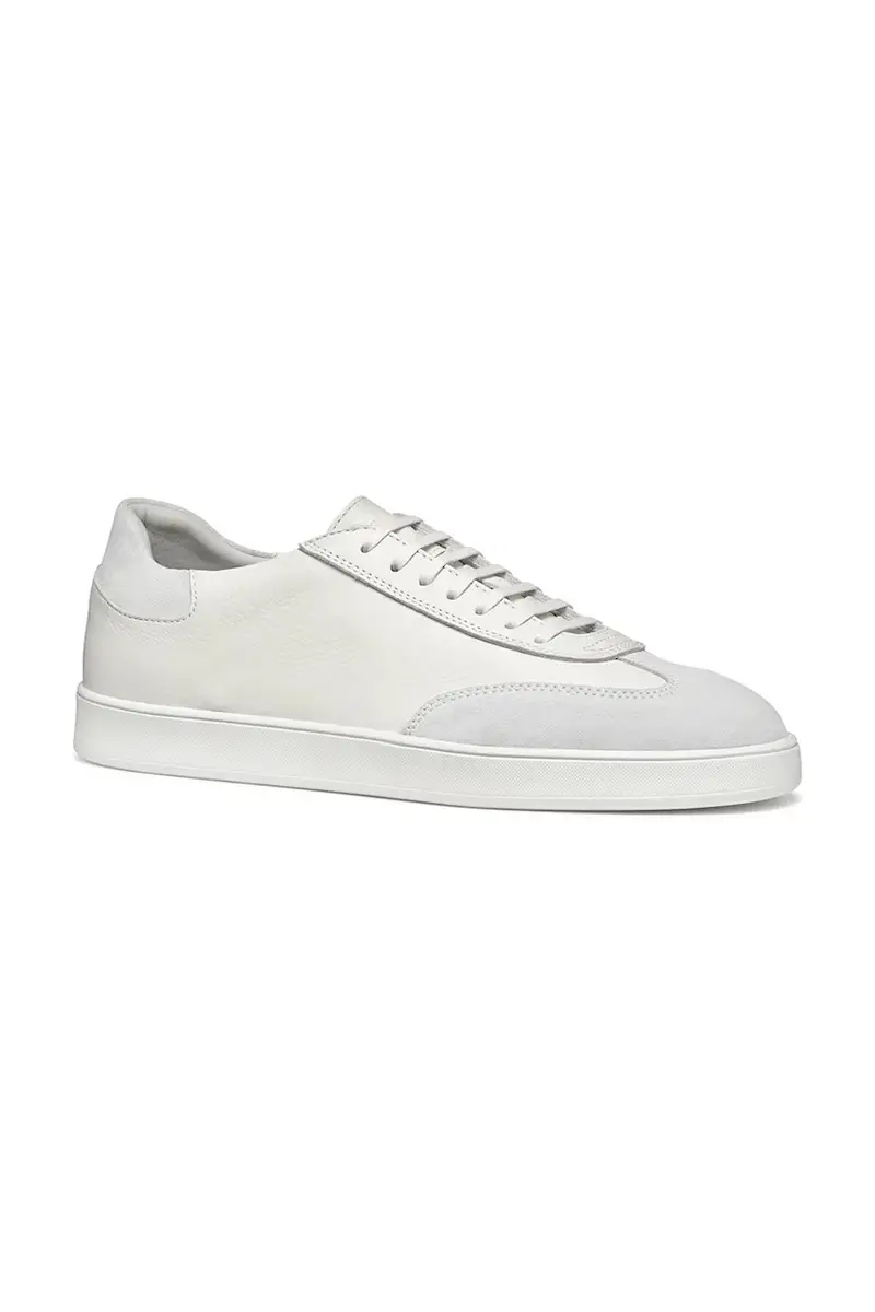 sneakers in pelle U REGIO uomo colore bianco U55CHA 04622 C1000 miniatura 2