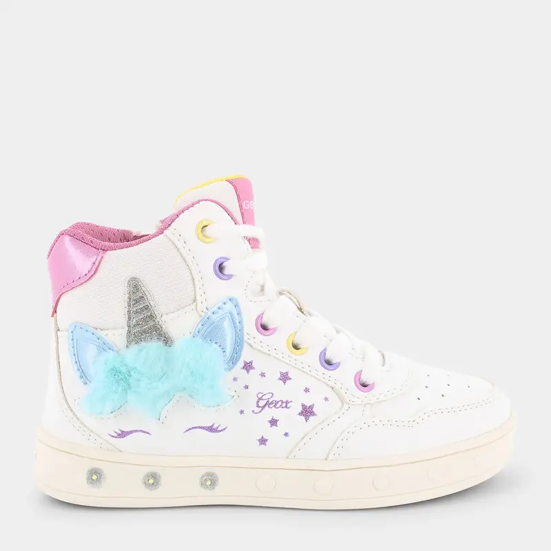 Sportive Geox da Bambina, bianco