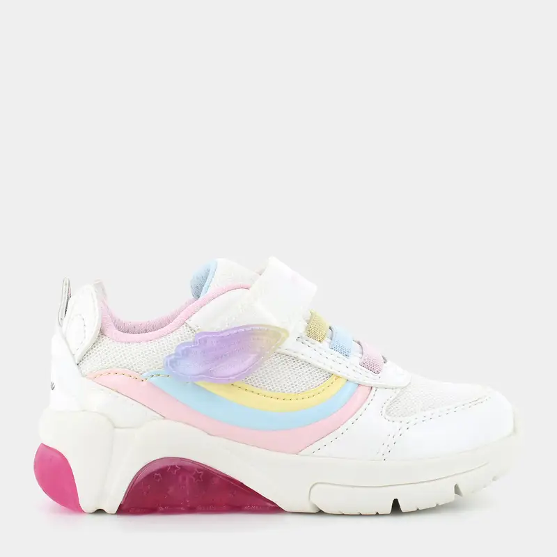 Sportive Geox da Bambina, bianco