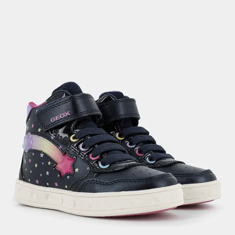 Sportive Geox da Bambina, blu miniatura 2