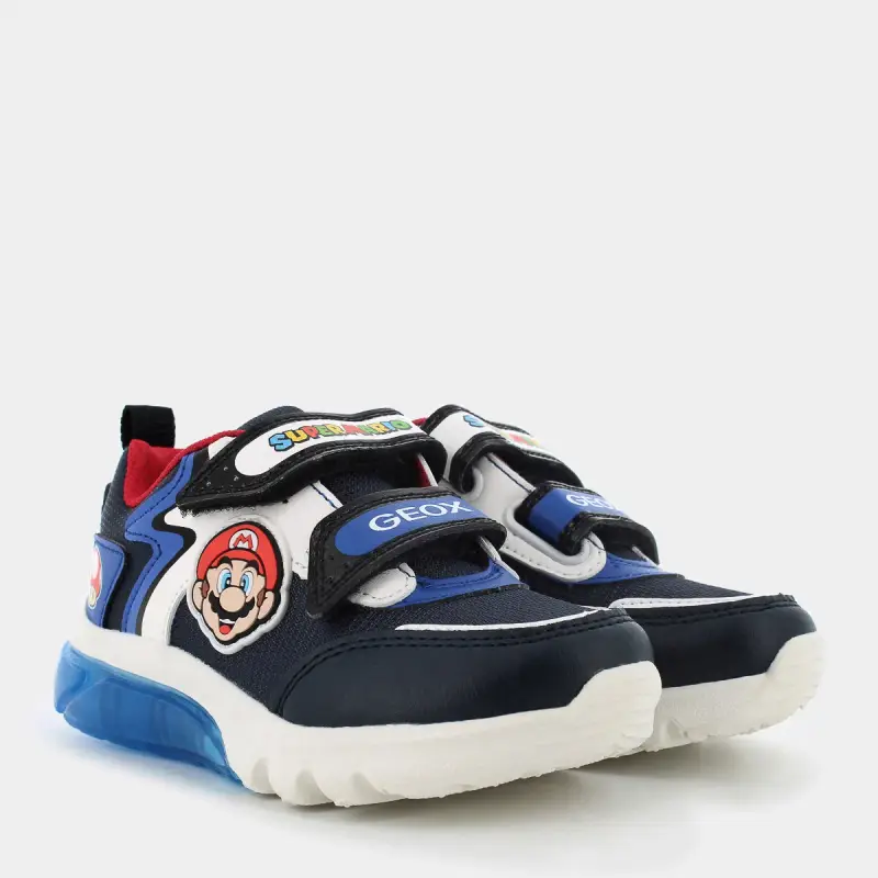 Sportive Geox da Bambino, blu miniatura 2