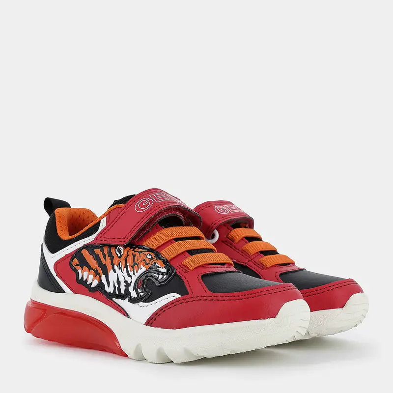 Sportive Geox da Bambino, rosso miniatura 2