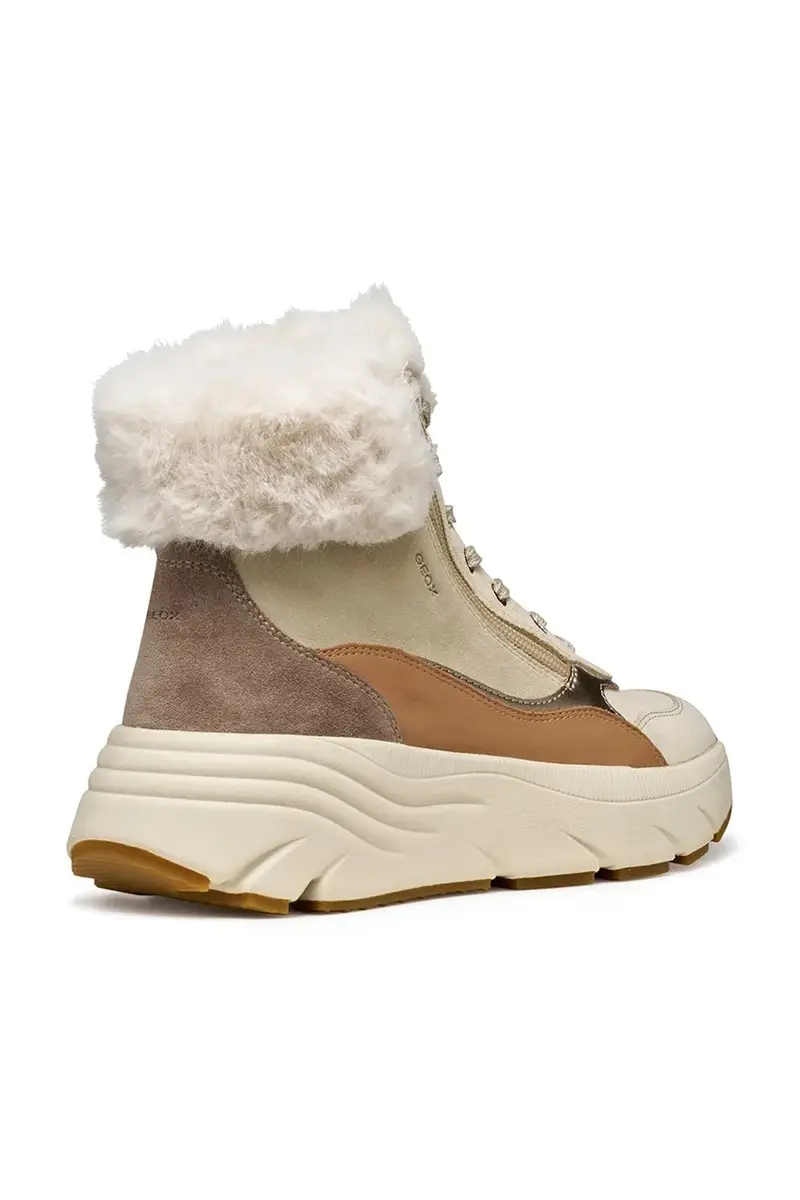 stivaletti alla caviglia D DIAMANTA donna colore beige D56UFB 02285 CH65A miniatura 3