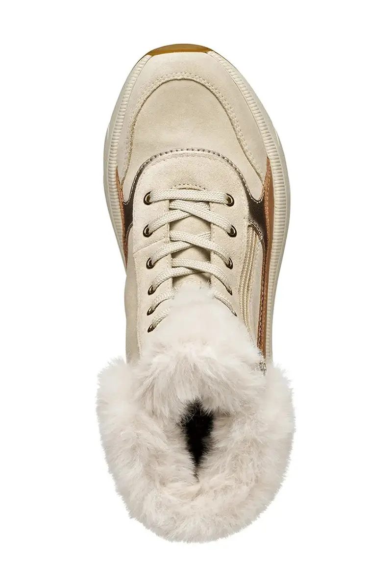 stivaletti alla caviglia D DIAMANTA donna colore beige D56UFB 02285 CH65A miniatura 5