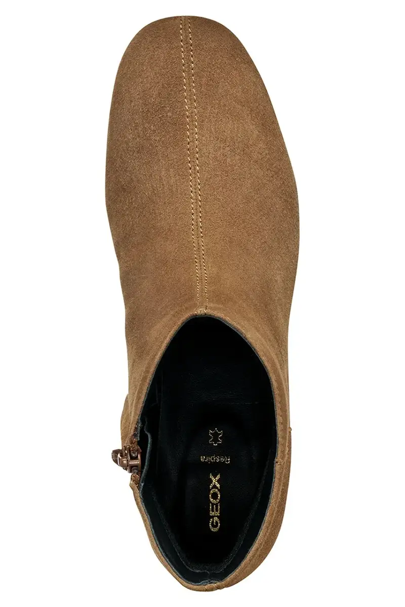 stivaletti alla caviglia in camoscio D DHYALMA donna colore marrone D561NA 000ZT C6372 miniatura 5