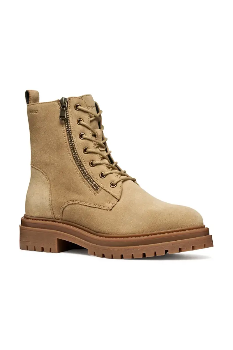 stivaletti alla caviglia in camoscio D IRIDEA donna colore beige D16HRF 00022 C5010 miniatura 2